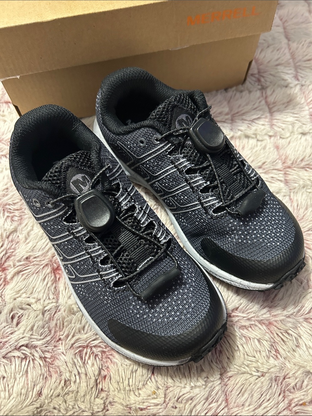 Merrell Kids' Moab Flight Low Alternative Closure sneakers size 11.5 Wide